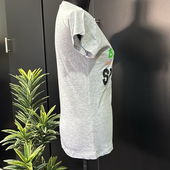 Studio 3 Short Sleeve crewneck “These Boots Were Made For Spookin”Halloween Tee - Picture 4 of 7